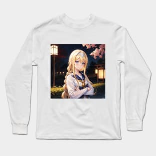 alice night Long Sleeve T-Shirt